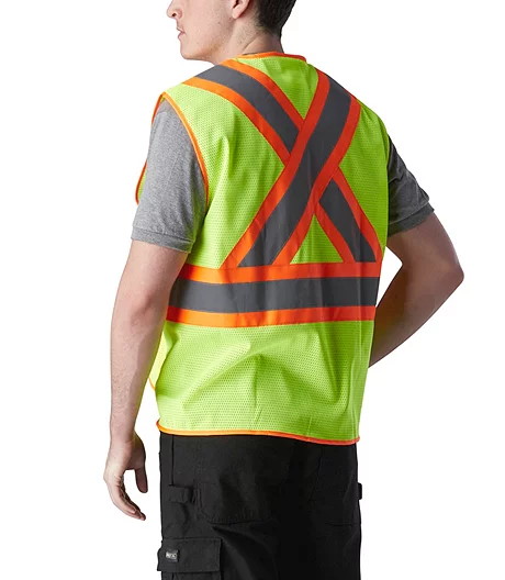 Men's BTE Hi-Vis Safety Vest 4 Men's BTE Hi-Vis Safety Vest - Image 2