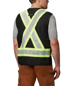 Men's Class 1 Hi Vis Reinforced Work Vest