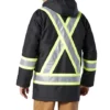 Men's Class1 Hi Vis 300D T-Max Lined Parka Jacket - Black -Clothing Store 82125 1AAGDK HVPL01 PROD 2 BLACK