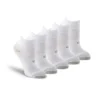 Women's 4 + 1 Pack Knockdown Sport Crew Socks - White -Clothing Store 82229 CS100 W5 C PROD 1 WHITE